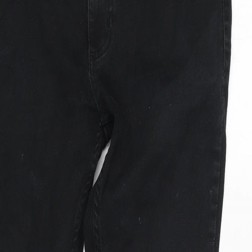 Denim & Co. Mens Black Cotton Blend Skinny Jeans Size 34 in L31 in Regular Zip