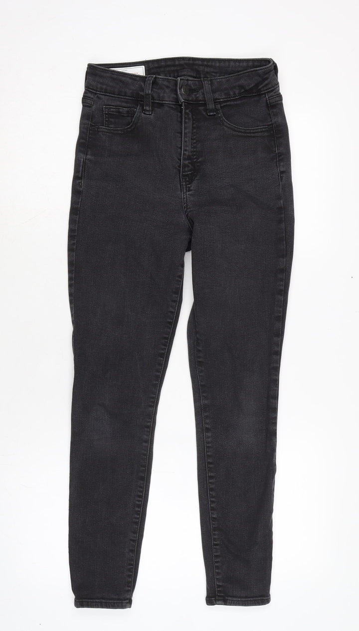 Gap Womens Grey Cotton Blend Skinny Jeans Size 27 in L26.5 in Regular Zip