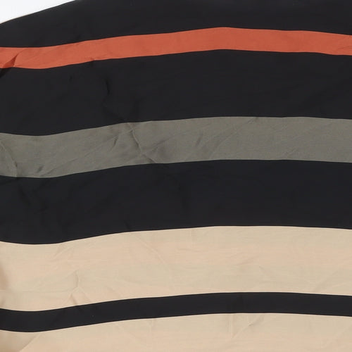 Wallis Womens Multicoloured Striped Polyester Basic T-Shirt Size 16 Boat Neck