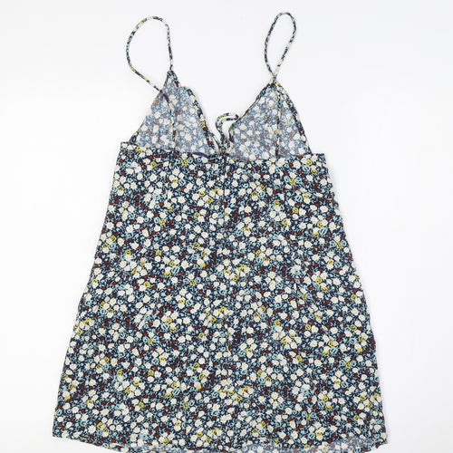 Motel Womens Multicoloured Floral Viscose Camisole Blouse Size XS V-Neck