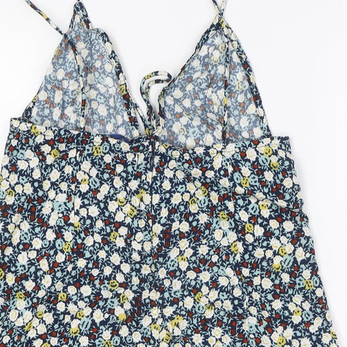 Motel Womens Multicoloured Floral Viscose Camisole Blouse Size XS V-Neck