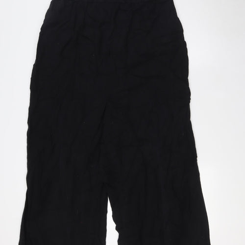 NEXT Womens Black Polyester Jumpsuit One-Piece Size 16 L30 in