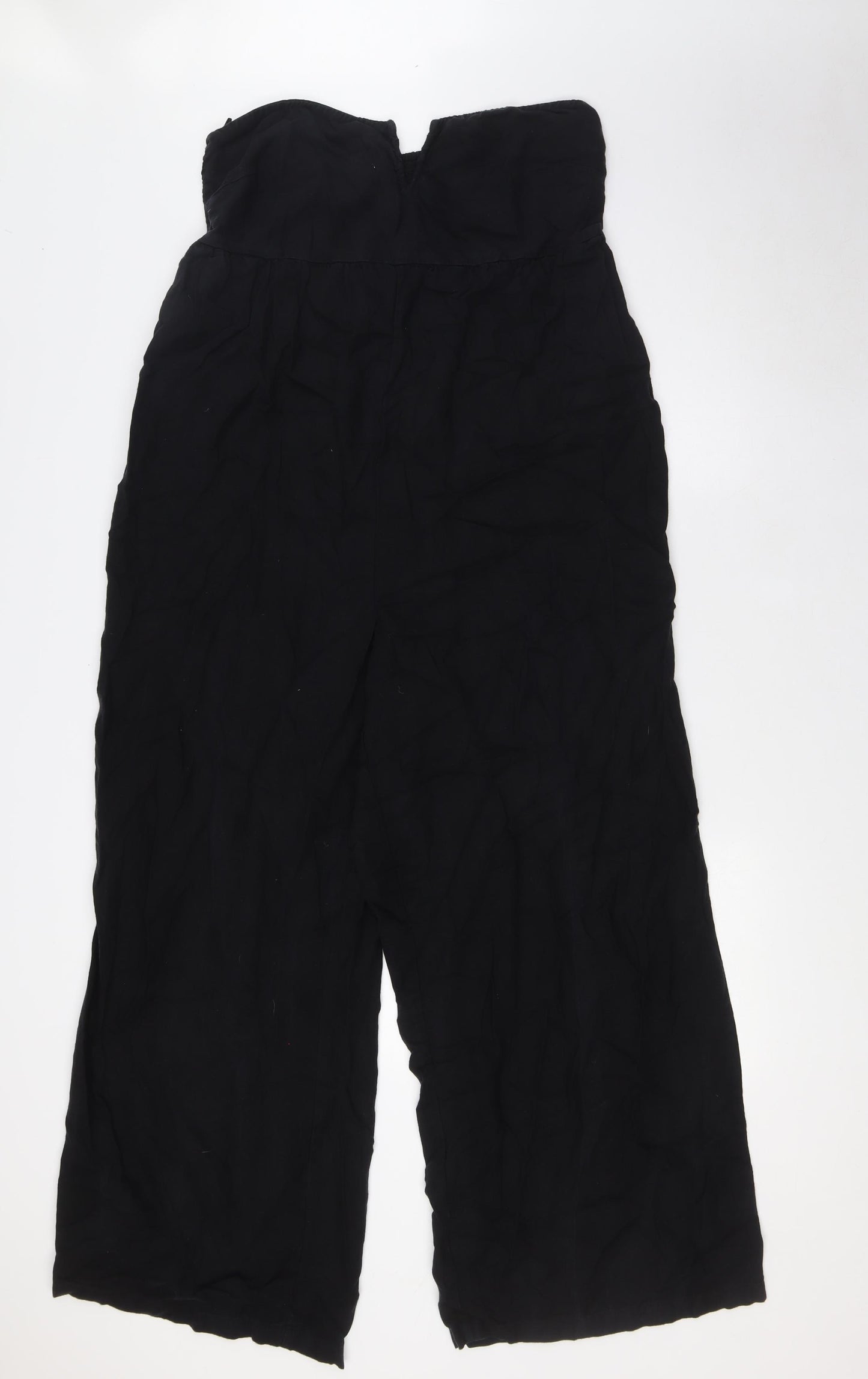 NEXT Womens Black Polyester Jumpsuit One-Piece Size 16 L30 in