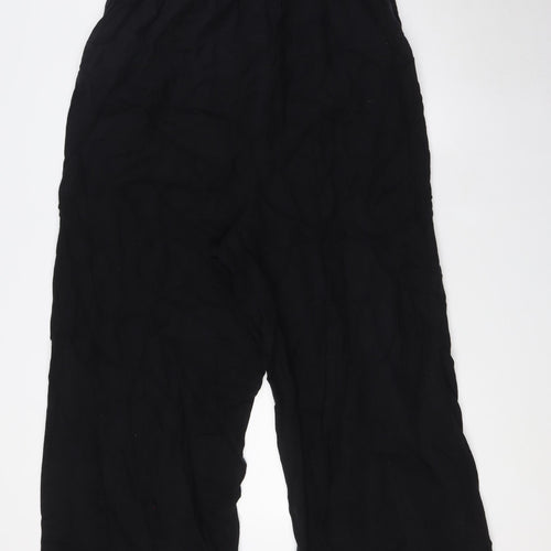 NEXT Womens Black Polyester Jumpsuit One-Piece Size 16 L30 in