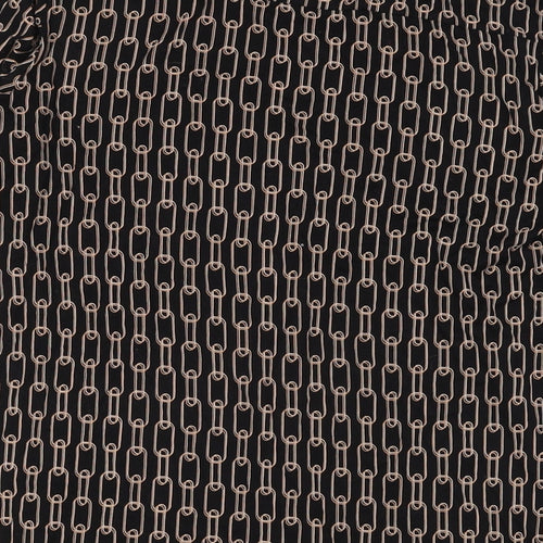 Principles Womens Black Polyester Tunic Blouse Size 14 V-Neck