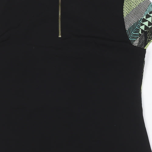 Dorothy Perkins Womens Multicoloured Polyester Basic Button-Up Size 8 Round Neck