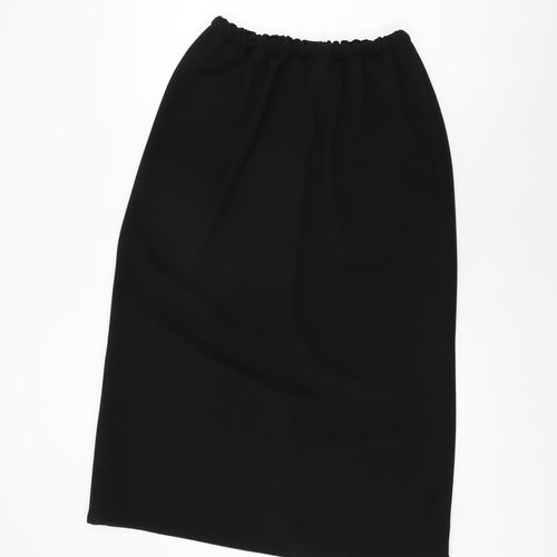 Godske Womens Black Polyester Straight & Pencil Skirt Size 16