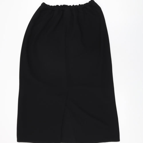 Godske Womens Black Polyester Straight & Pencil Skirt Size 16