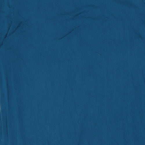 Roman Womens Blue Viscose A-Line Size 16 Round Neck Pullover