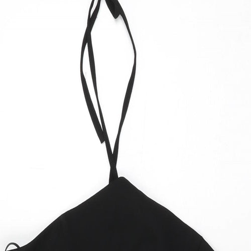 Richards Womens Black Polyester Bodycon Size 14 Halter Zip