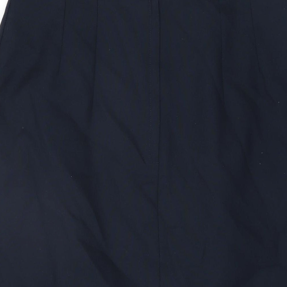 Klass Womens Blue Polyester Straight & Pencil Skirt Size 14 Zip
