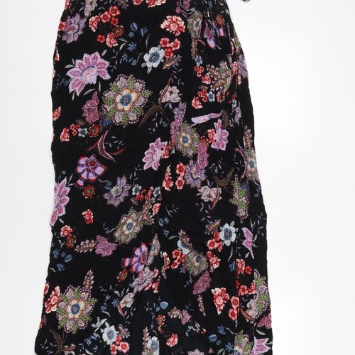 Patrons of Peace Womens Multicoloured Geometric Viscose A-Line Skirt Size M