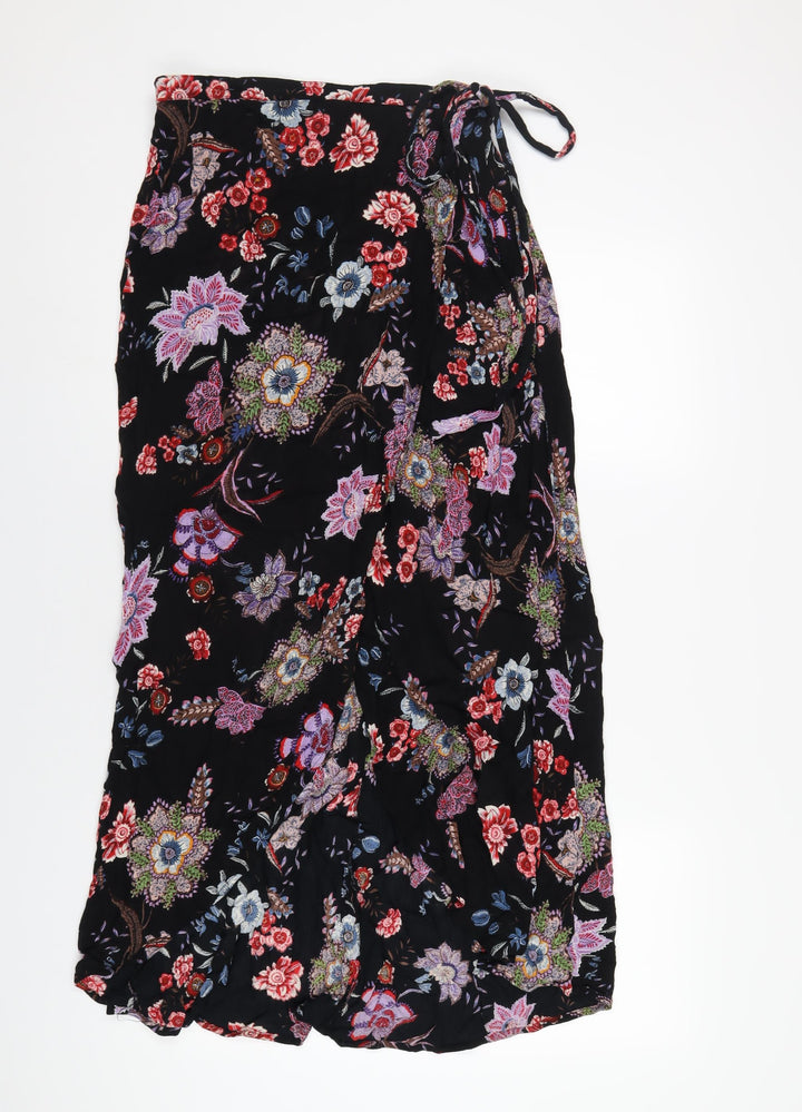Patrons of Peace Womens Multicoloured Geometric Viscose A-Line Skirt Size M