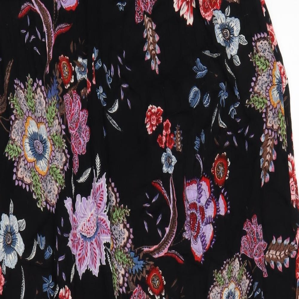 Patrons of Peace Womens Multicoloured Geometric Viscose A-Line Skirt Size M