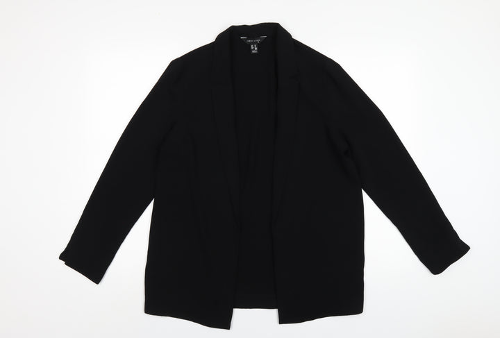 New Look Womens Black Jacket Blazer Size 10