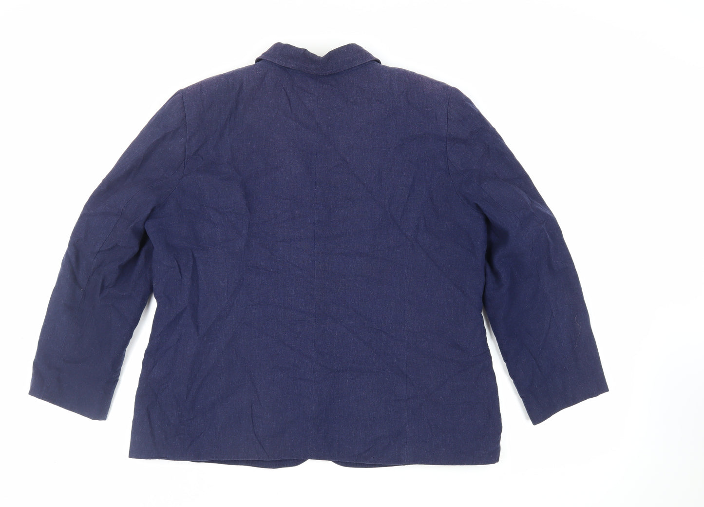 Bonmarché Womens Blue Jacket Blazer Size 18 Button