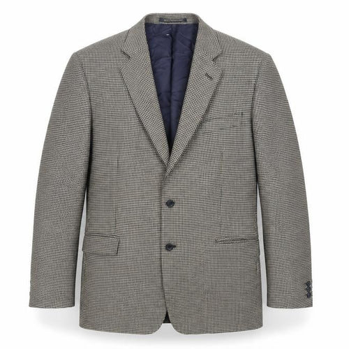 Marks and Spencer Mens Beige Geometric Wool Jacket Blazer Size 46 Regular