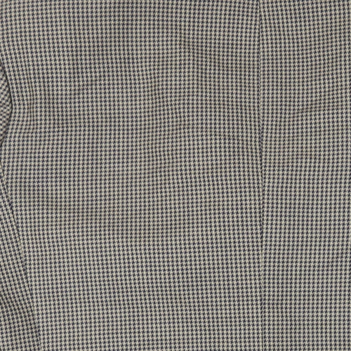Marks and Spencer Mens Beige Geometric Wool Jacket Blazer Size 46 Regular