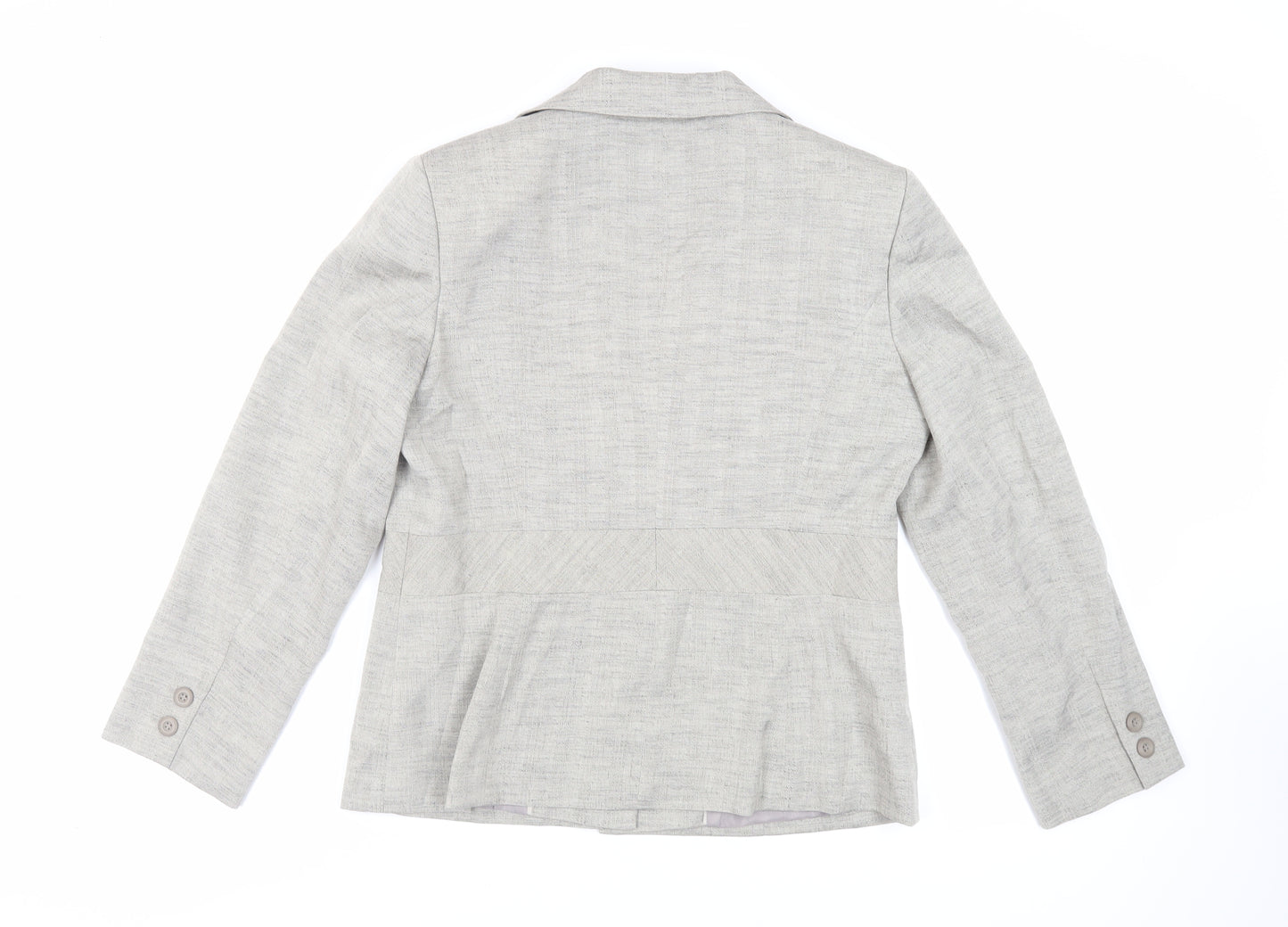 NEXT Womens Grey Jacket Blazer Size 16 Button