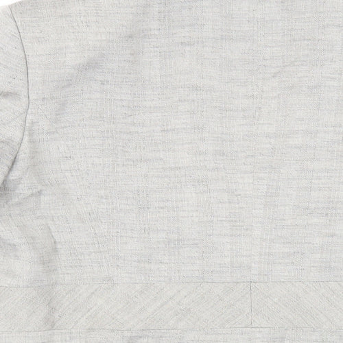 NEXT Womens Grey Jacket Blazer Size 16 Button