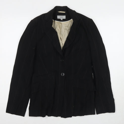 Marks and Spencer Womens Black Viscose Jacket Suit Jacket Size 10