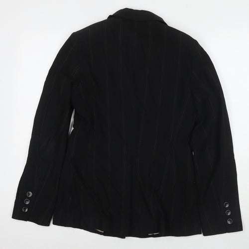 Marks and Spencer Womens Black Viscose Jacket Suit Jacket Size 10