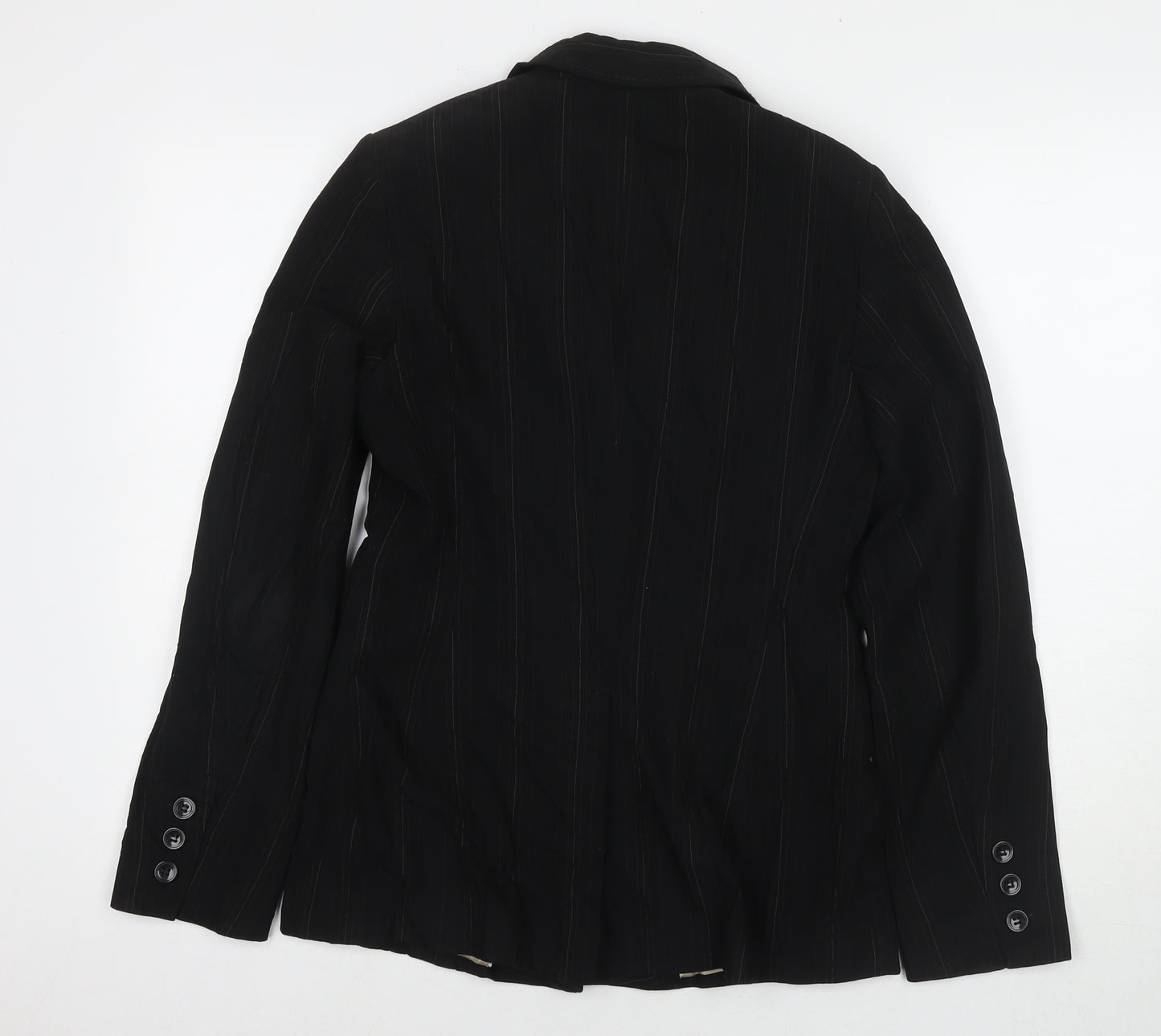 Marks and Spencer Womens Black Viscose Jacket Suit Jacket Size 10