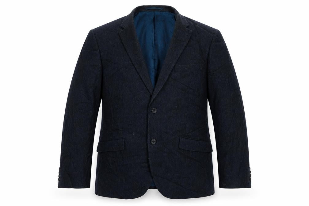 Next Mens Blue Polyester Jacket Suit Jacket Size 44 Regular