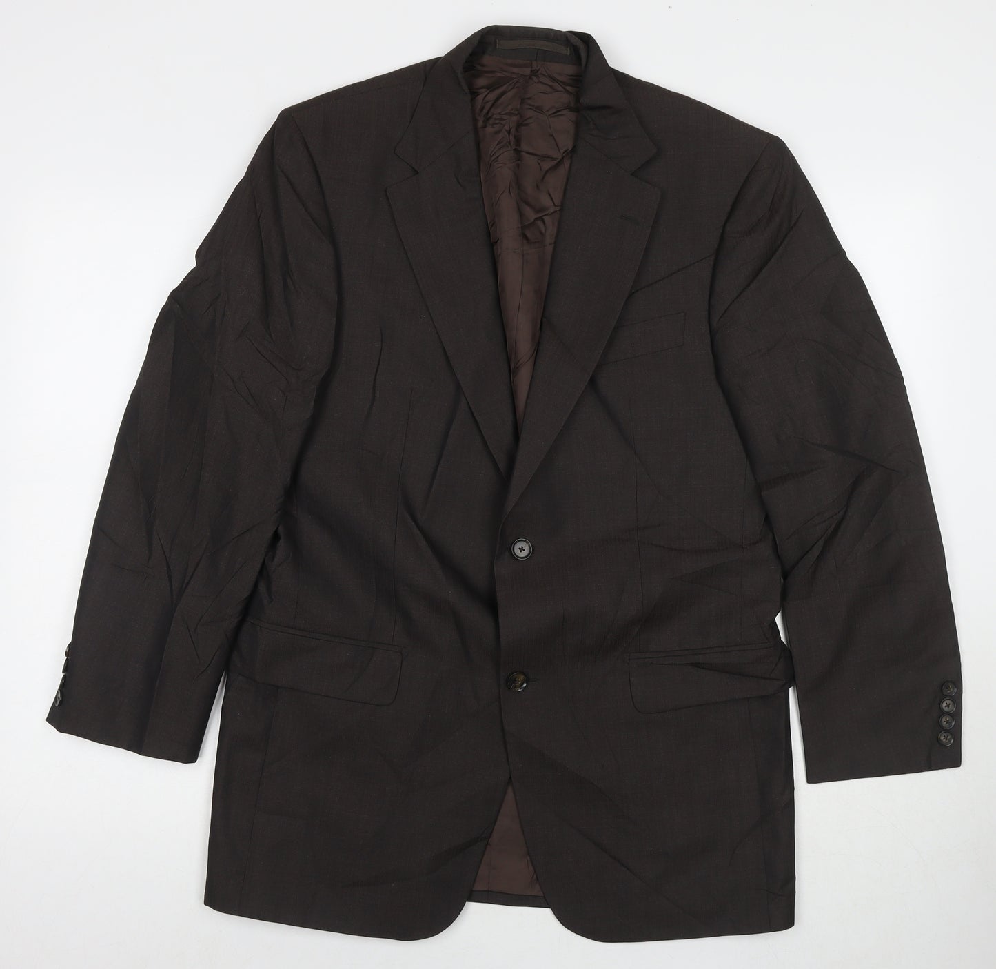 Fariani Mens Grey Wool Jacket Suit Jacket Size 40 Regular