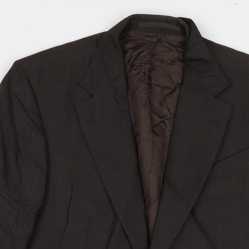 Fariani Mens Grey Wool Jacket Suit Jacket Size 40 Regular