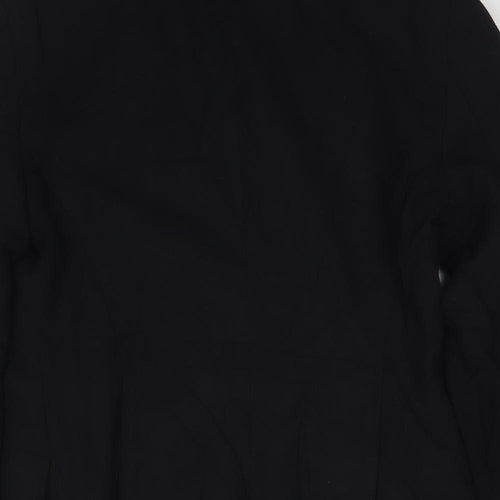 Marks and Spencer Womens Black Jacket Blazer Size 8 Zip