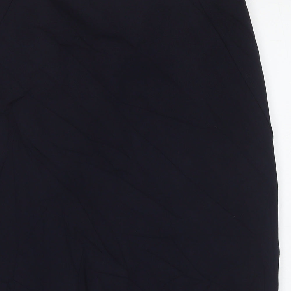 Jaeger Womens Blue Polyester Straight & Pencil Skirt Size 12 Zip