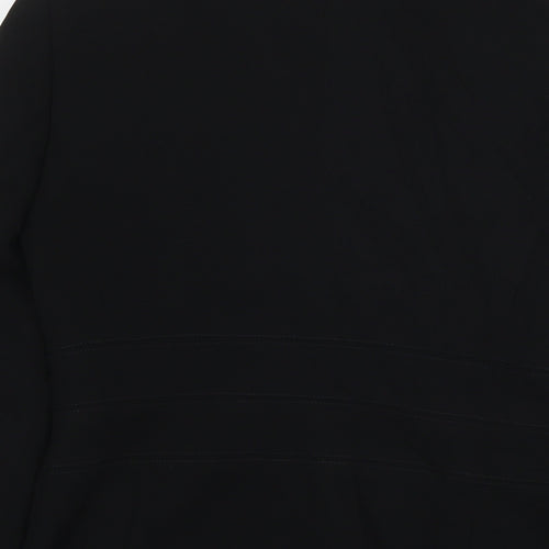 Marks and Spencer Womens Black Jacket Blazer Size 8 Button