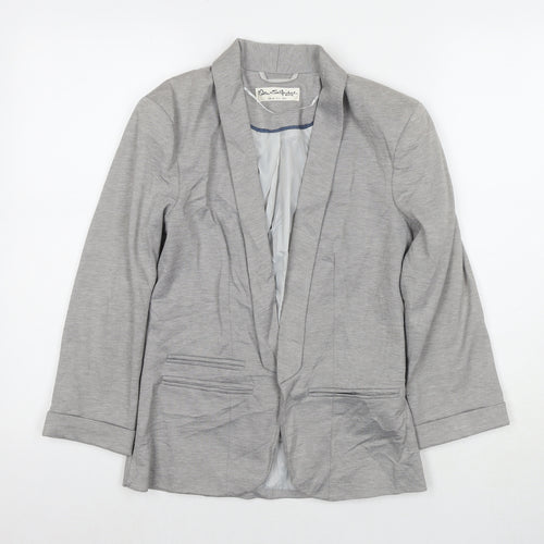 Miss Selfridge Womens Grey Jacket Blazer Size 6
