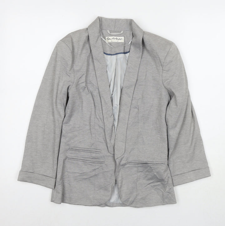 Miss Selfridge Womens Grey Jacket Blazer Size 6