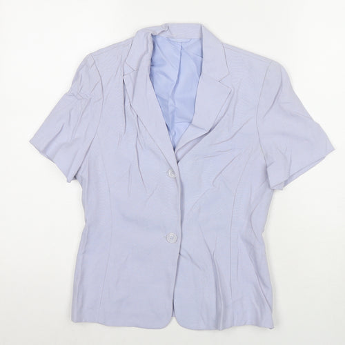 Dorothy Perkins Womens Blue Jacket Blazer Size 6 Button