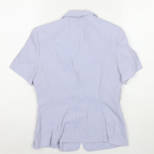 Dorothy Perkins Womens Blue Jacket Blazer Size 6 Button