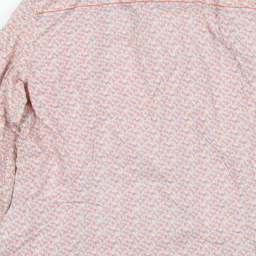 Esprit Womens Multicoloured Floral Cotton Basic Button-Up Size 10 Collared