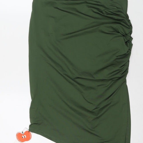 Cider Womens Green Polyester Bandage Skirt Size XL