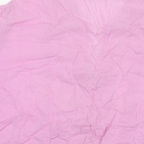 Penny Plain Womens Pink Cotton Basic Button-Up Size 24 V-Neck