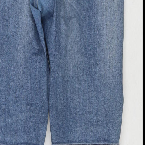 Condemned Nation Mens Blue Cotton Skinny Jeans Size 36 in L29 in Regular Zip