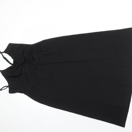 H&M Womens Black Polyester A-Line Size S Sweetheart