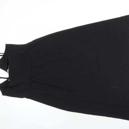 H&M Womens Black Polyester A-Line Size S Sweetheart