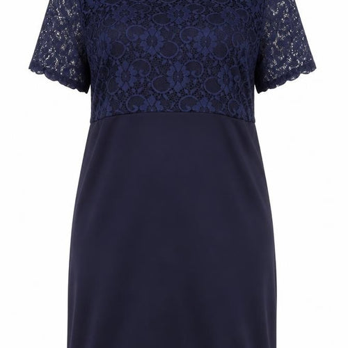 Dorothy Perkins Womens Blue Nylon A-Line Size 22 Round Neck Zip - Maternity
