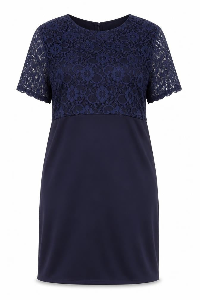 Dorothy Perkins Womens Blue Nylon A-Line Size 22 Round Neck Zip - Maternity