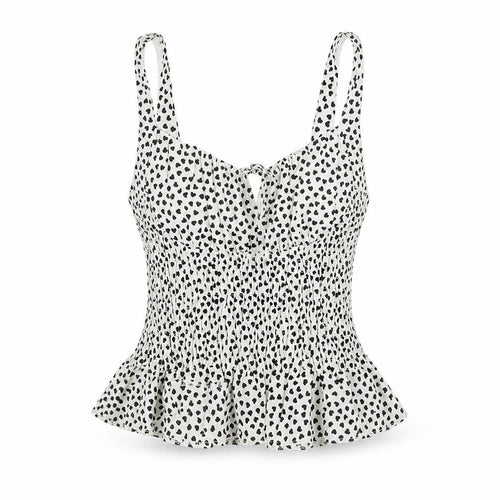 Topshop Womens Multicoloured Geometric Polyester Camisole Blouse Size 6 Sweetheart