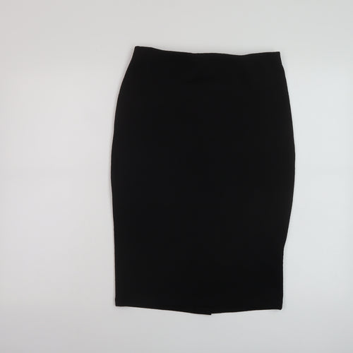 New Look Womens Black Polyester Bandage Skirt Size 12