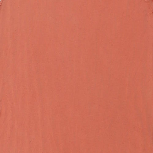 Boss Womens Orange Viscose Sheath Size M Cowl Neck Pullover