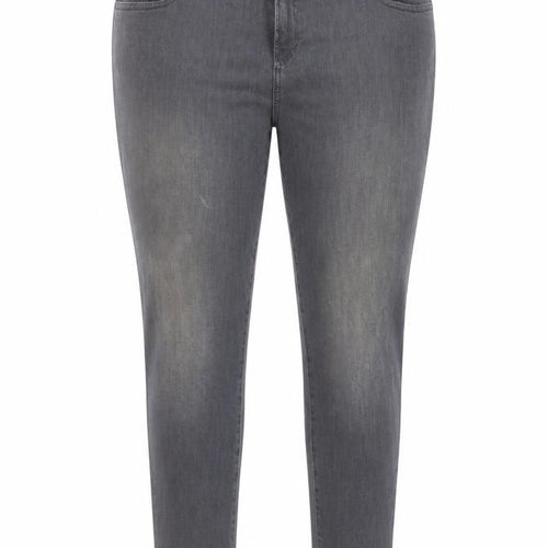 Nine Womens Grey Cotton Skinny Jeans Size 20 L29 in Regular Button