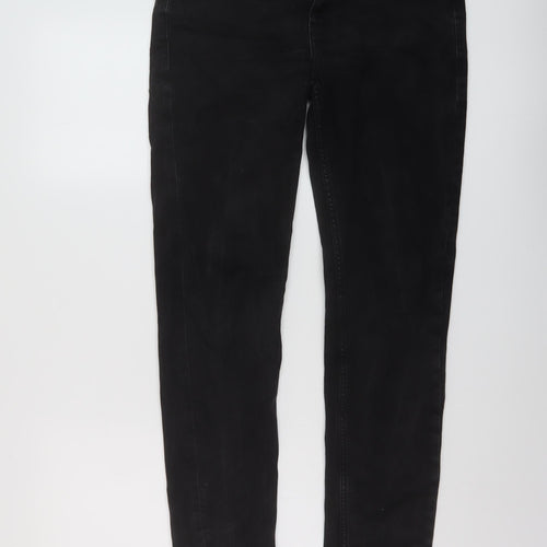 ASOS Mens Black Cotton Skinny Jeans Size 31 in L32 in Regular Button